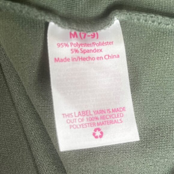 No Boundaries Dress Womens Medium Green Angel Velvet Short Sleeves New - Picture 9 of 10